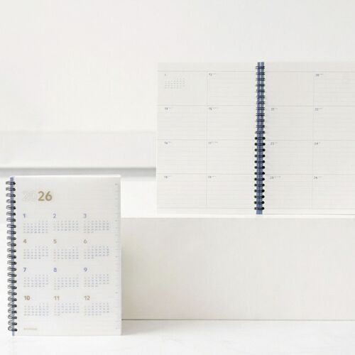 2026 Medium Spiral Basic Weekly Planner