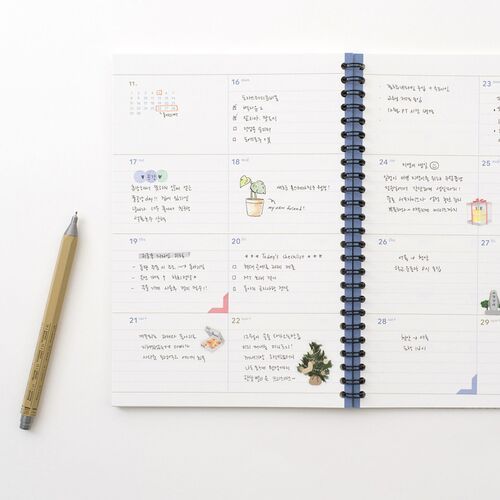 2026 Medium Spiral Basic Weekly Planner