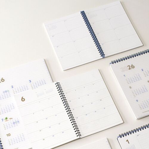 2026 Medium Spiral Basic Weekly Planner