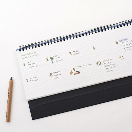 2026 Basic Standing Weekly Calendar - Image 7