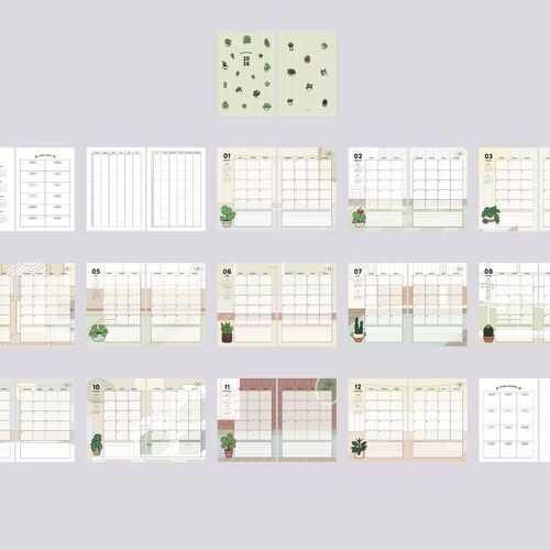 2026 Houseplant Monthly Planner