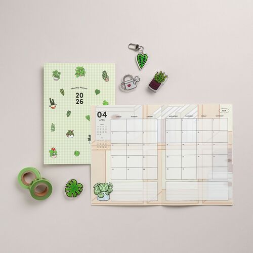 2026 Houseplant Monthly Planner