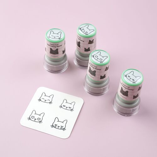 4pcs Self-inking Stamp Set - Image 3
