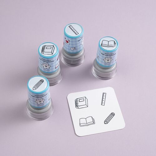 4pcs Self-inking Stamp Set - Image 5
