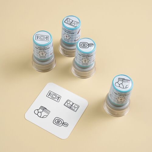 4pcs Self-inking Stamp Set - Image 8
