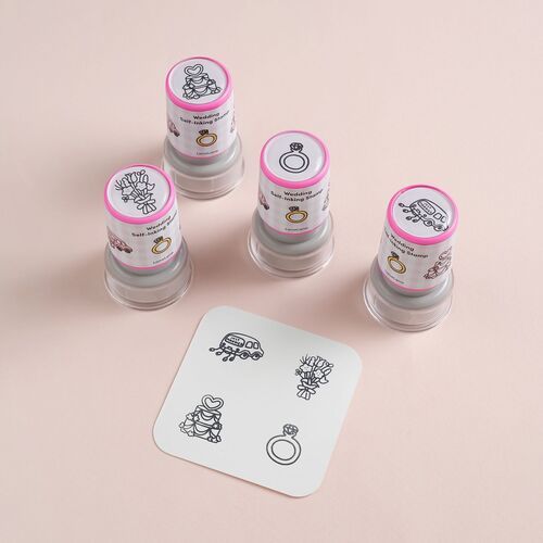 4pcs Self-inking Stamp Set - Image 10