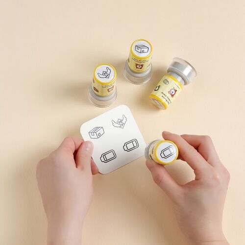 4pcs Self-inking Stamp Set - Image 12