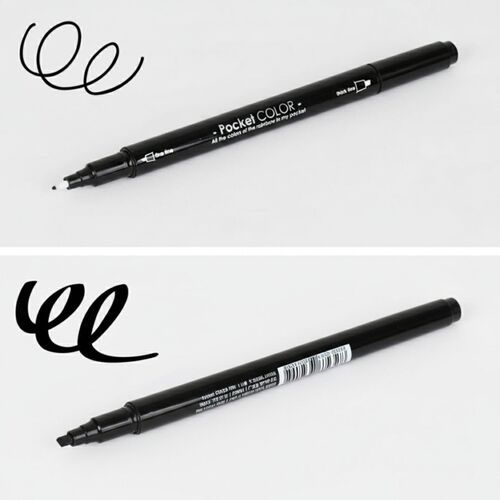 Dual Tip Pocket Color Pen - Image 2