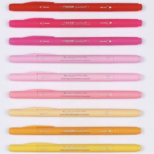 Dual Tip Pocket Color Pen - Image 5