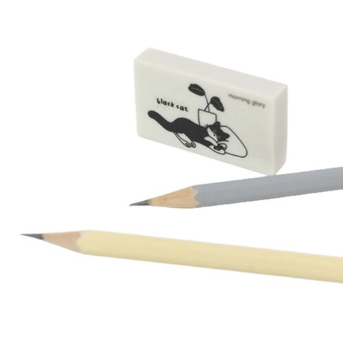 Cozy Black Cat Eraser - Image 2