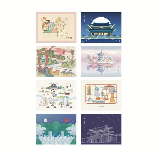 Korean Heritage Art Postcard - Image 2