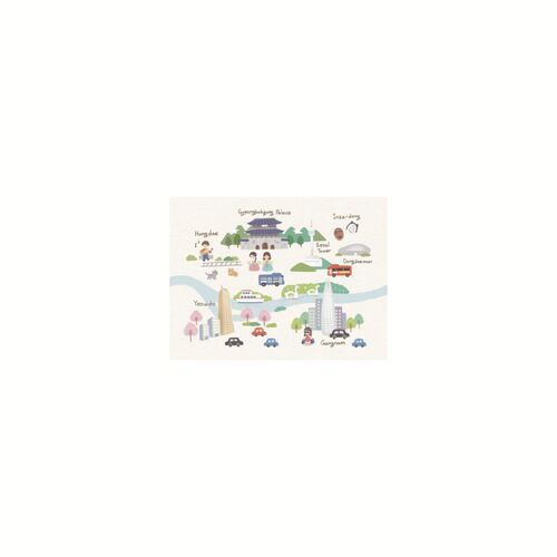 Korean Heritage Art Postcard - Image 7