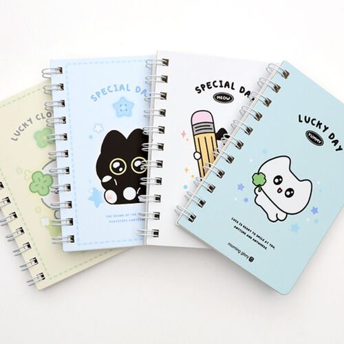 Lucky Friends Mini Spiral Lined Notebook - Image 7