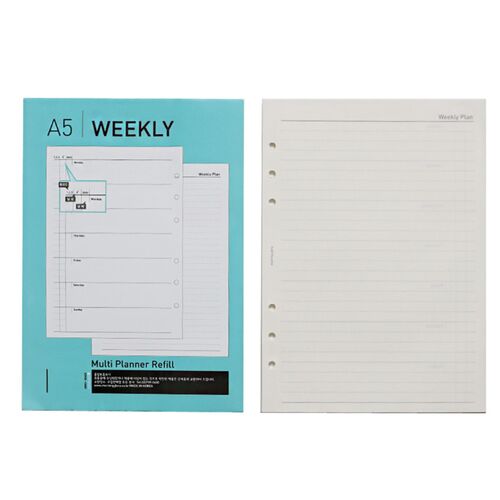 Classic 6 Ring A5 Planner Refill