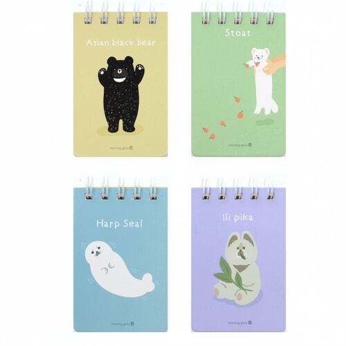 Animal Friends Pocket Flip Notebook