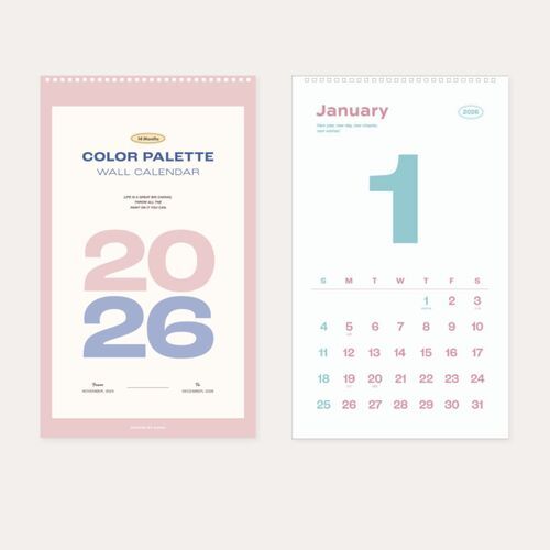 2026 XL Palette Wall Calendar - Image 9