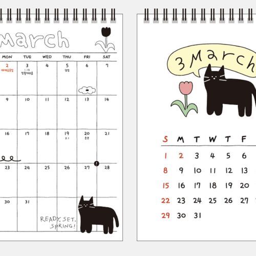 2026 Doodle Desk Calendar - Image 10