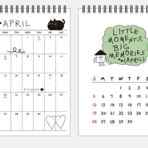 2026 Doodle Desk Calendar - Image 11
