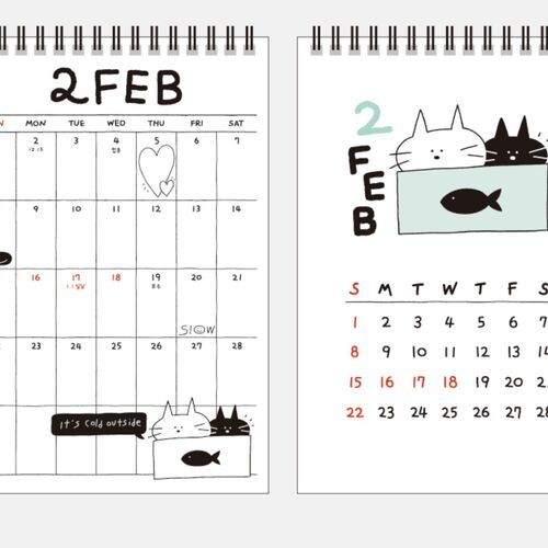 2026 Doodle Desk Calendar - Image 9