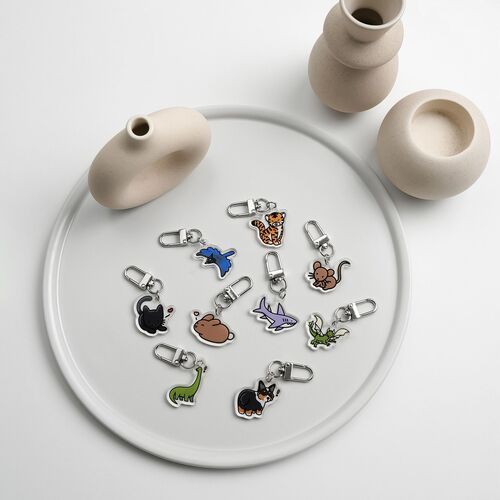Animal Acrylic Key Ring v2 - Image 9