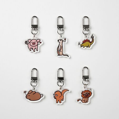 Animal Acrylic Key Ring v2 - Image 6