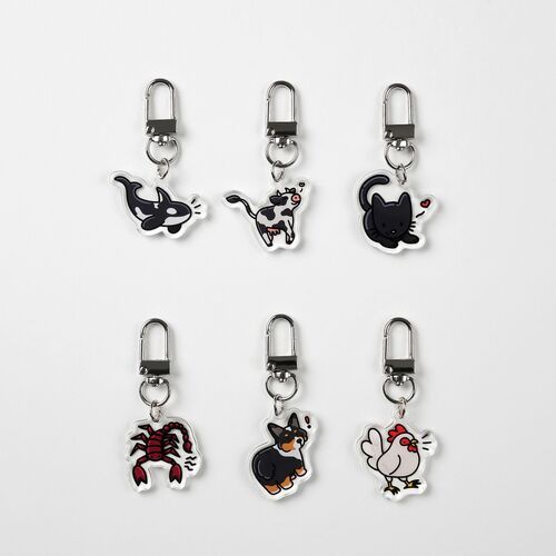 Animal Acrylic Key Ring v2 - Image 8