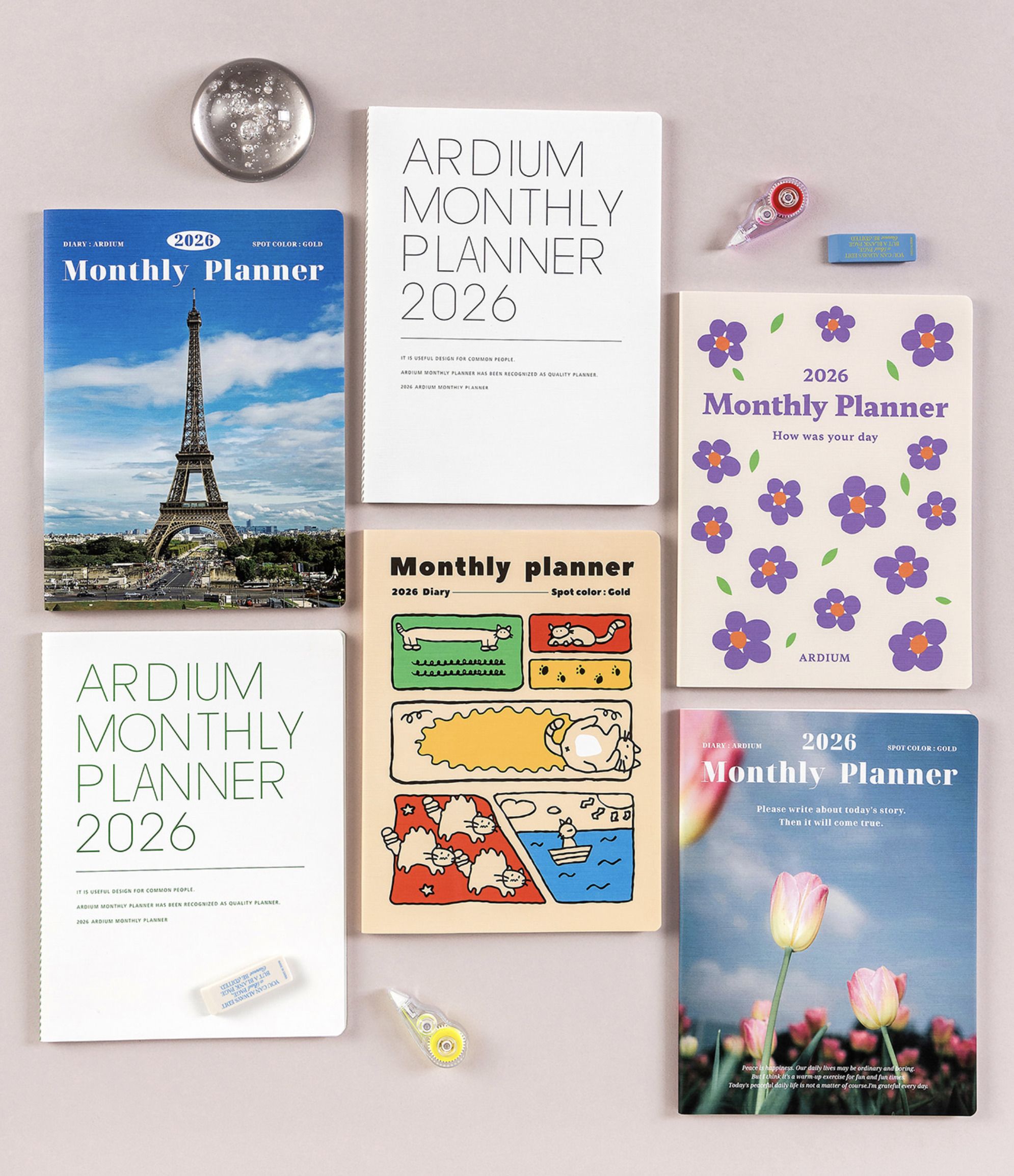 MochiThings: 2026 Ardium Large Monthly Planner