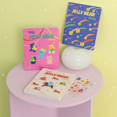 2026 Jelly Bear Diary Planner