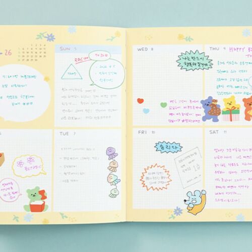 2026 Jelly Bear Diary Planner - Image 3