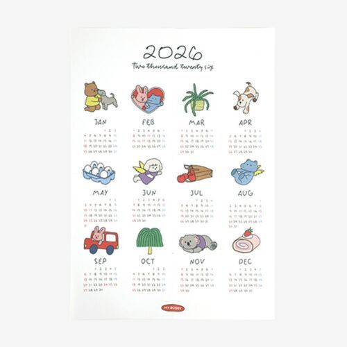 2026 My Buddy Calendar Poster - Image 6