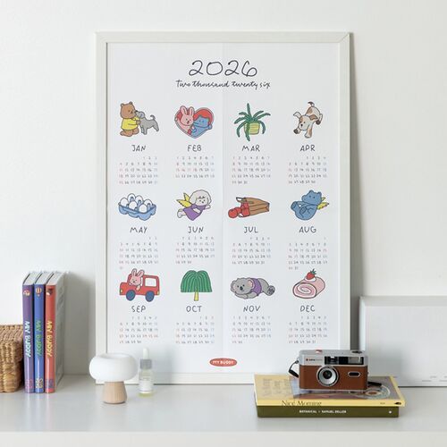 2026 My Buddy Calendar Poster