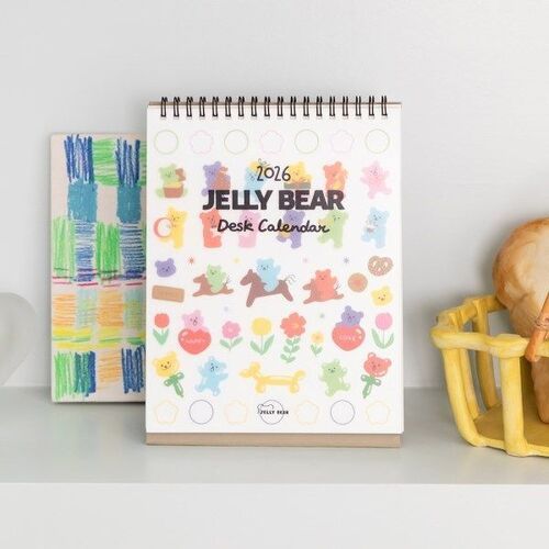 2026 Jelly Bear Standing Calendar