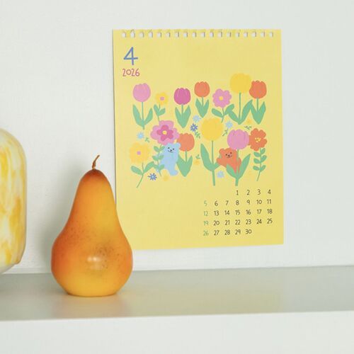 2026 Jelly Bear Standing Calendar - Image 4