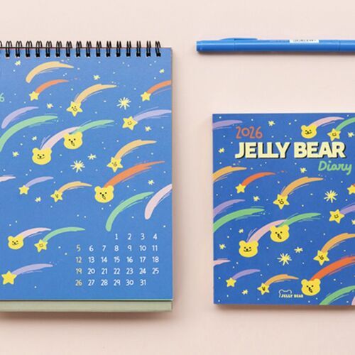 2026 Jelly Bear Standing Calendar - Image 5