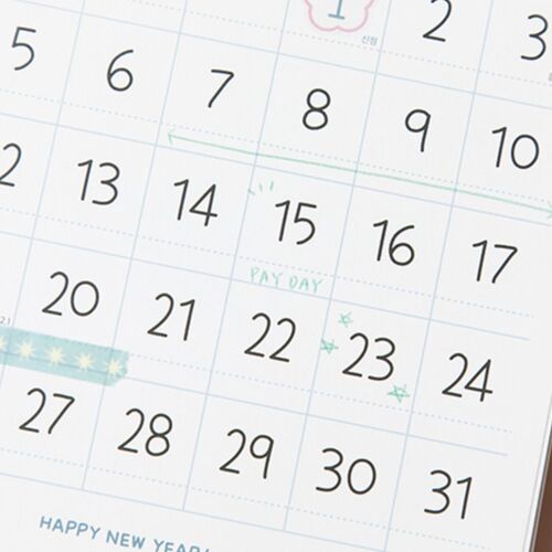 2026 Jelly Bear Standing Calendar - Image 8