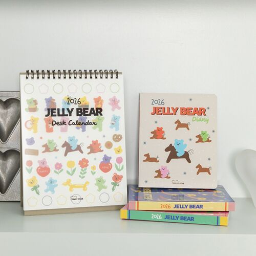 2026 Jelly Bear Standing Calendar - Image 9