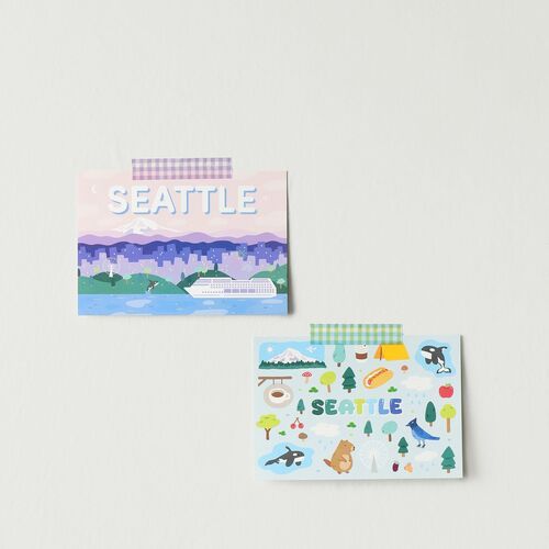8pcs Seattle Postcard Set - Image 2