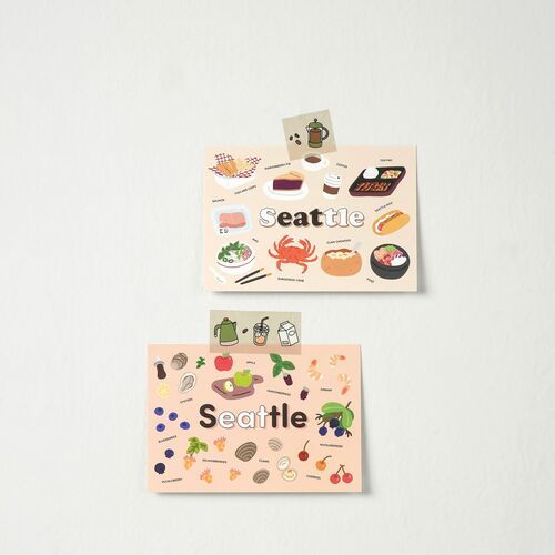 8pcs Seattle Postcard Set - Image 16