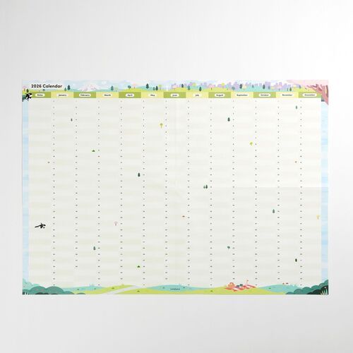 2026 Seattle Yearly Calendar Poster - Image 3