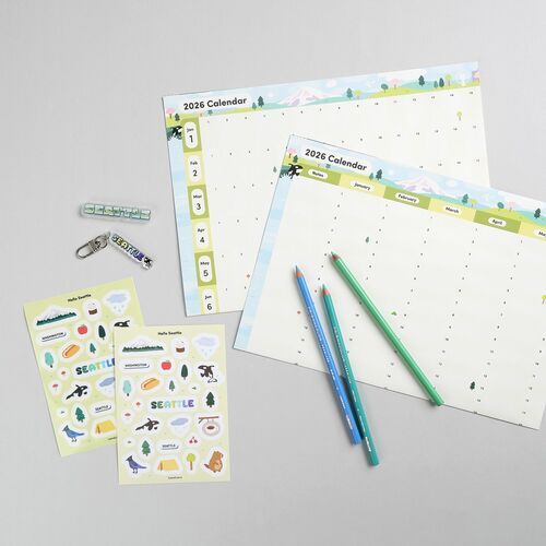 2026 Seattle Yearly Calendar Poster - Image 6