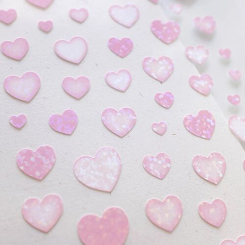 Love Heart Hologram Deco Sticker - Image 2