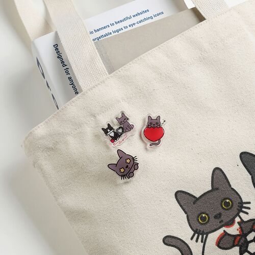 Cat Acrylic Pin Badge - Image 3