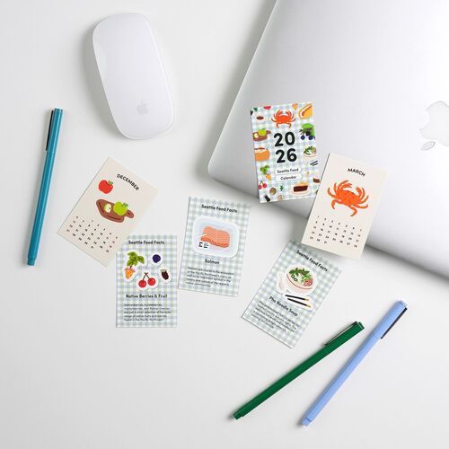 2026 Seattle Mini Calendar Sheets - Image 3