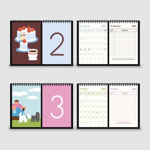 2026 Dual Desk Checklist Calendar - Image 10