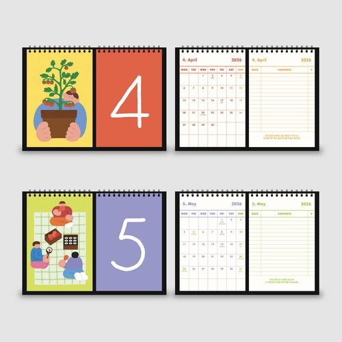 2026 Dual Desk Checklist Calendar - Image 11