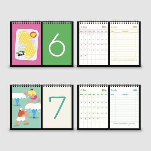 2026 Dual Desk Checklist Calendar - Image 12