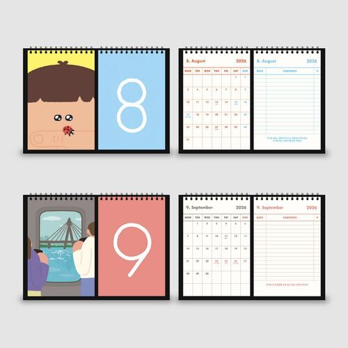 2026 Dual Desk Checklist Calendar - Image 13