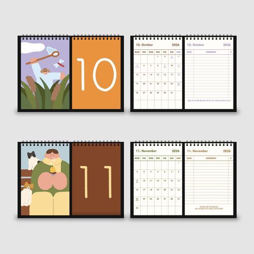 2026 Dual Desk Checklist Calendar - Image 14