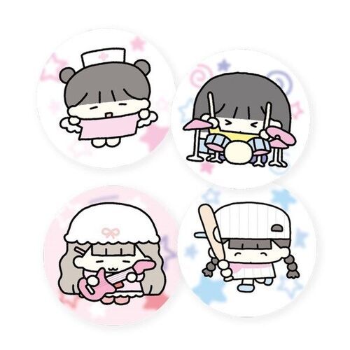 Hodu Girl Button Pin v2 - Image 5