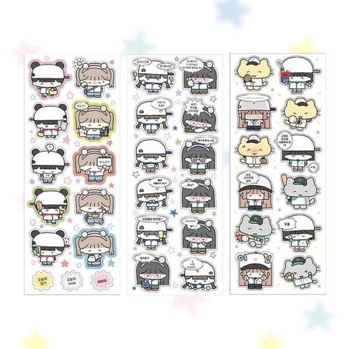 Kawaii Baseball Girls Sticker - Image 6